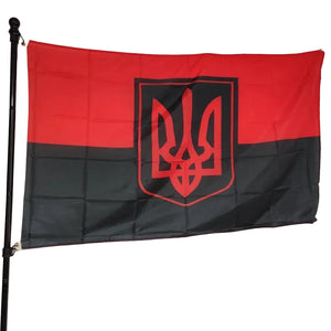 Ukrainian Insurgent Flag - 90x150cm(3x5ft) - 60x90cm(2x3ft)