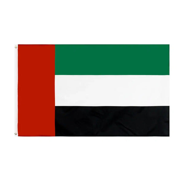 United Arab Emirates Flag - 90x150cm(3x5ft) - 60x90cm(2x3ft)