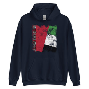 United Arab Emirates Flag - Distressed Flag Hoodie