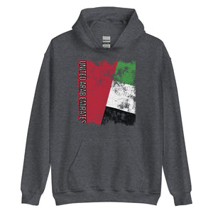 United Arab Emirates Flag - Distressed Flag Hoodie