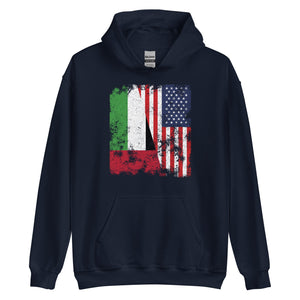 United Arab Emirates USA Flag Hoodie