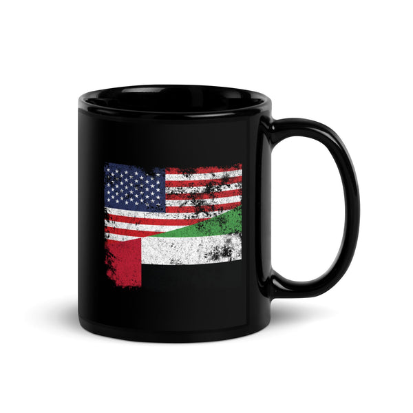 United Arab Emirates USA Flag Mug