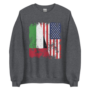 United Arab Emirates USA Flag Sweatshirt