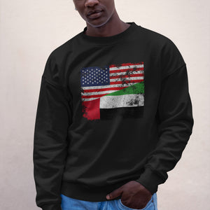 United Arab Emirates USA Flag Sweatshirt