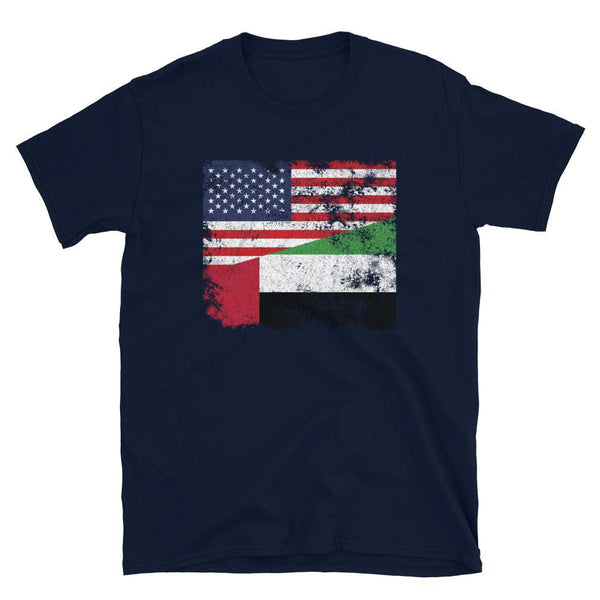 United Arab Emirates USA Flag T-Shirt