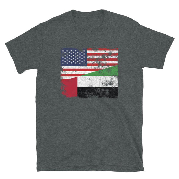 United Arab Emirates USA Flag T-Shirt