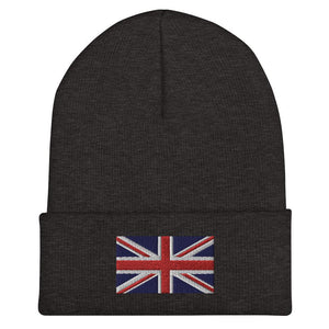 United Kingdom Flag Beanie - Embroidered Winter Hat