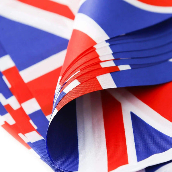 United Kingdom Flag Bunting Banner - 20Pcs