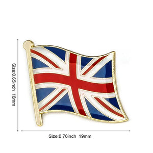 United Kingdom Flag Lapel Pin - Enamel Pin Flag