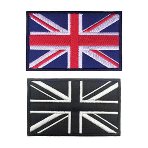 United Kingdom Flag Patch - Iron On/Hook & Loop Patch