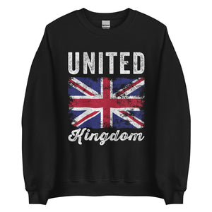 United Kingdom Flag Vintage British Flag Sweatshirt