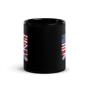 United Kingdom USA Flag Mug