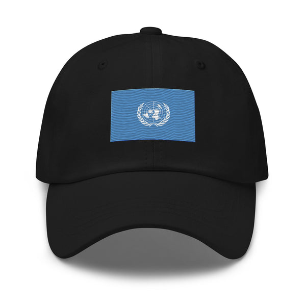 United Nations Flag Cap - Adjustable Embroidered Dad Hat