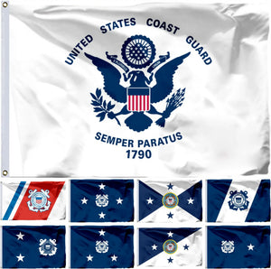 United States Coast Guard Flags - 90x150cm(3x5ft) - 60x90cm(2x3ft)