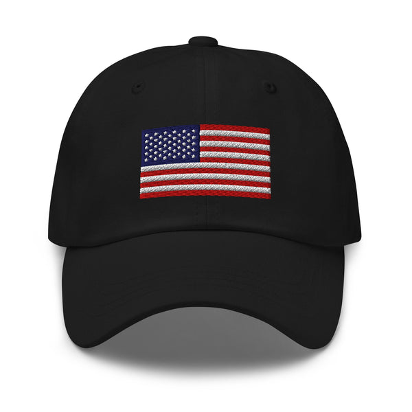 United States Flag Cap - Adjustable Embroidered Dad Hat