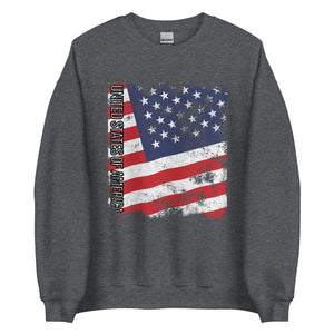 United States Of America Flag - Distressed Flag Sweatshirt