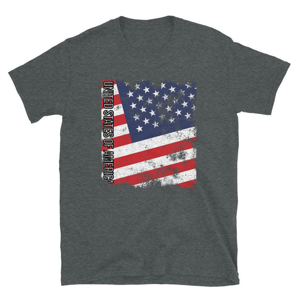 United States Of America Flag Distressed T-Shirt