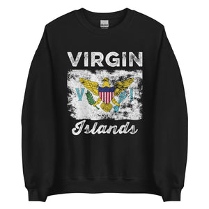 United States Virgin Islands Flag Sweatshirt