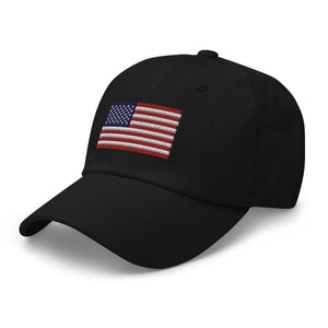 United States of America Flag Cap - Adjustable Embroidered Dad Hat