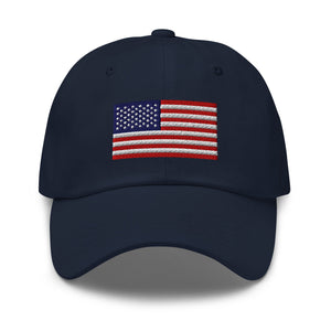 United States of America Flag Cap - Adjustable Embroidered Dad Hat