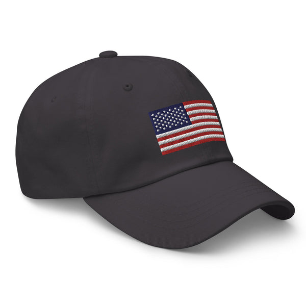 United States of America Flag Cap - Adjustable Embroidered Dad Hat