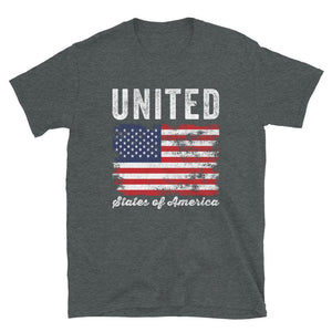 United States of America Flag Distressed T-Shirt