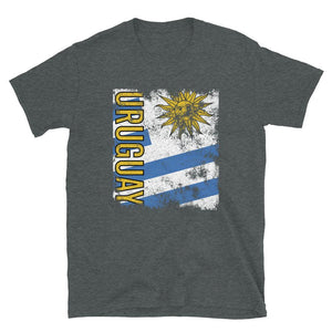 Uruguay Flag Distressed T-Shirt