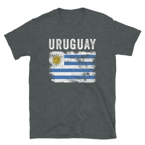 Uruguay Flag Distressed - Uruguayan Flag T-Shirt