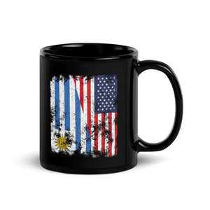 Uruguay USA Flag - Half American Mug