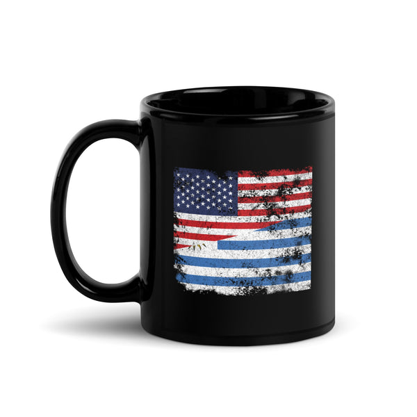 Uruguay USA Flag Mug