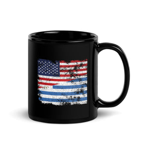 Uruguay USA Flag Mug