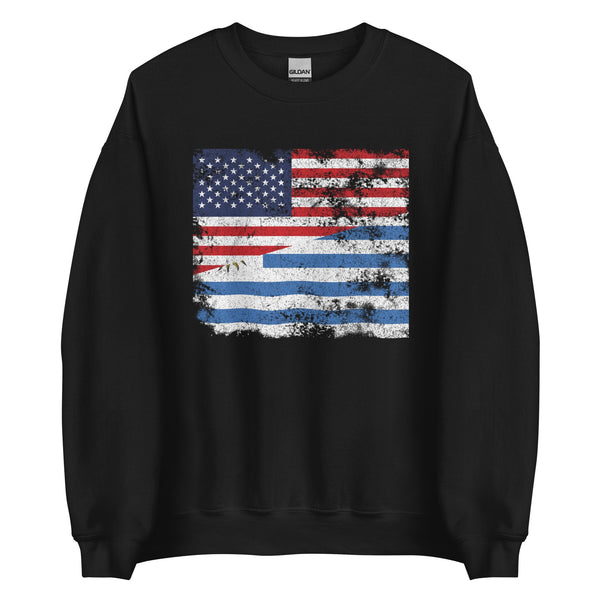 Uruguay USA Flag Sweatshirt