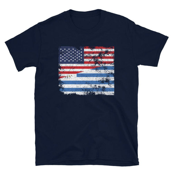 Uruguay USA Flag T-Shirt