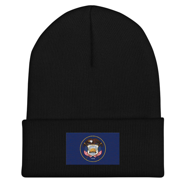 Utah 2011–2024 State Flag Beanie - Embroidered Winter Hat