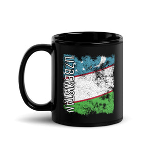 Uzbekistan Flag - Distressed Flag Mug