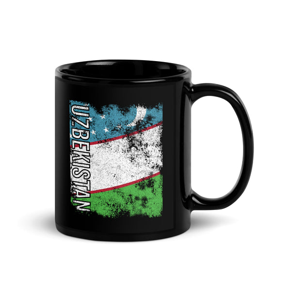 Uzbekistan Flag - Distressed Flag Mug