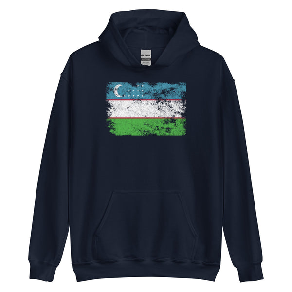 Uzbekistan Flag Hoodie