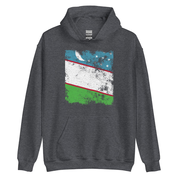 Uzbekistan Flag Hoodie