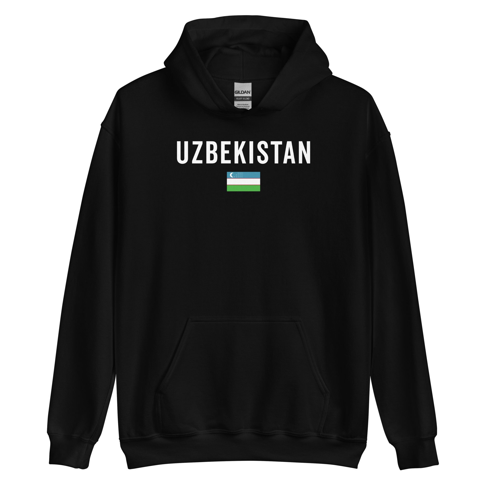 Uzbekistan Flag Hoodie
