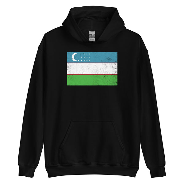 Uzbekistan Flag Hoodie