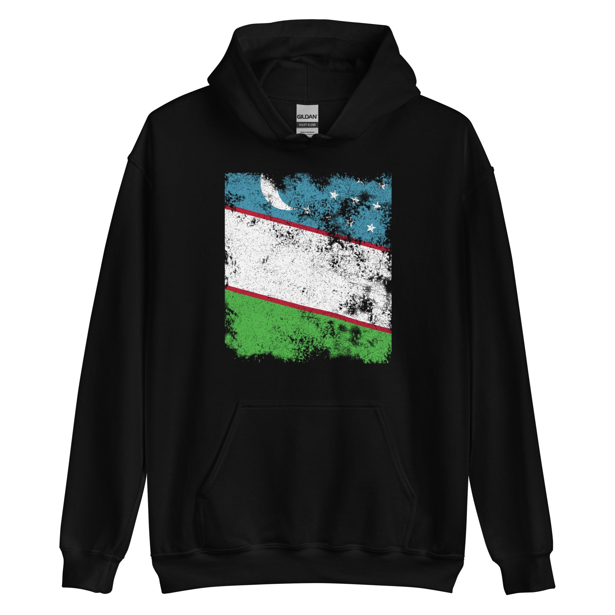 Uzbekistan Flag Hoodie