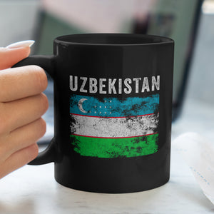 Uzbekistan Flag Mug