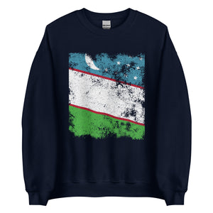 Uzbekistan Flag Sweatshirt