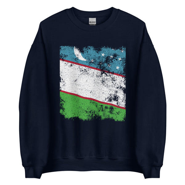 Uzbekistan Flag Sweatshirt