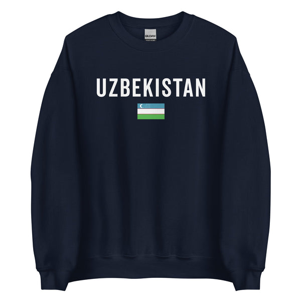 Uzbekistan Flag Sweatshirt