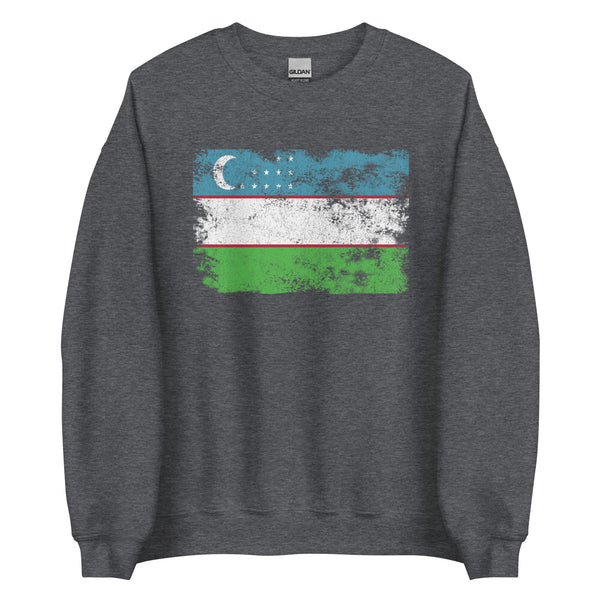 Uzbekistan Flag Sweatshirt