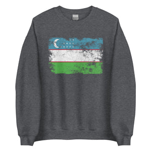 Uzbekistan Flag Sweatshirt