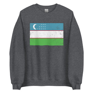 Uzbekistan Flag Sweatshirt