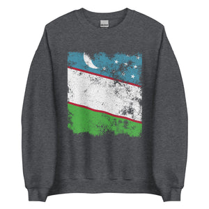 Uzbekistan Flag Sweatshirt