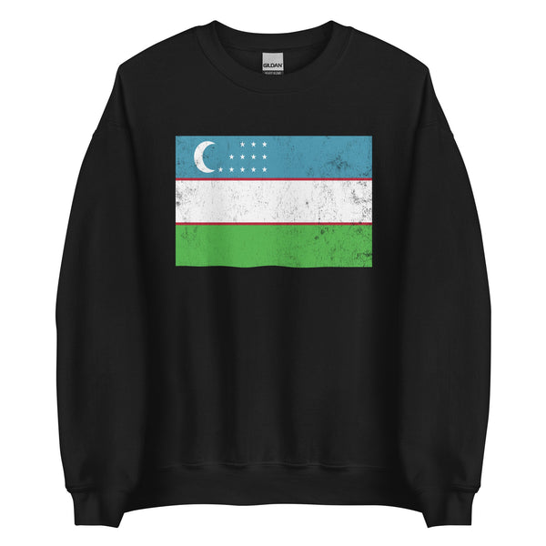 Uzbekistan Flag Sweatshirt